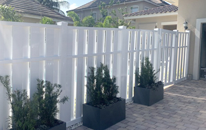 PVC Shadow Box Fence